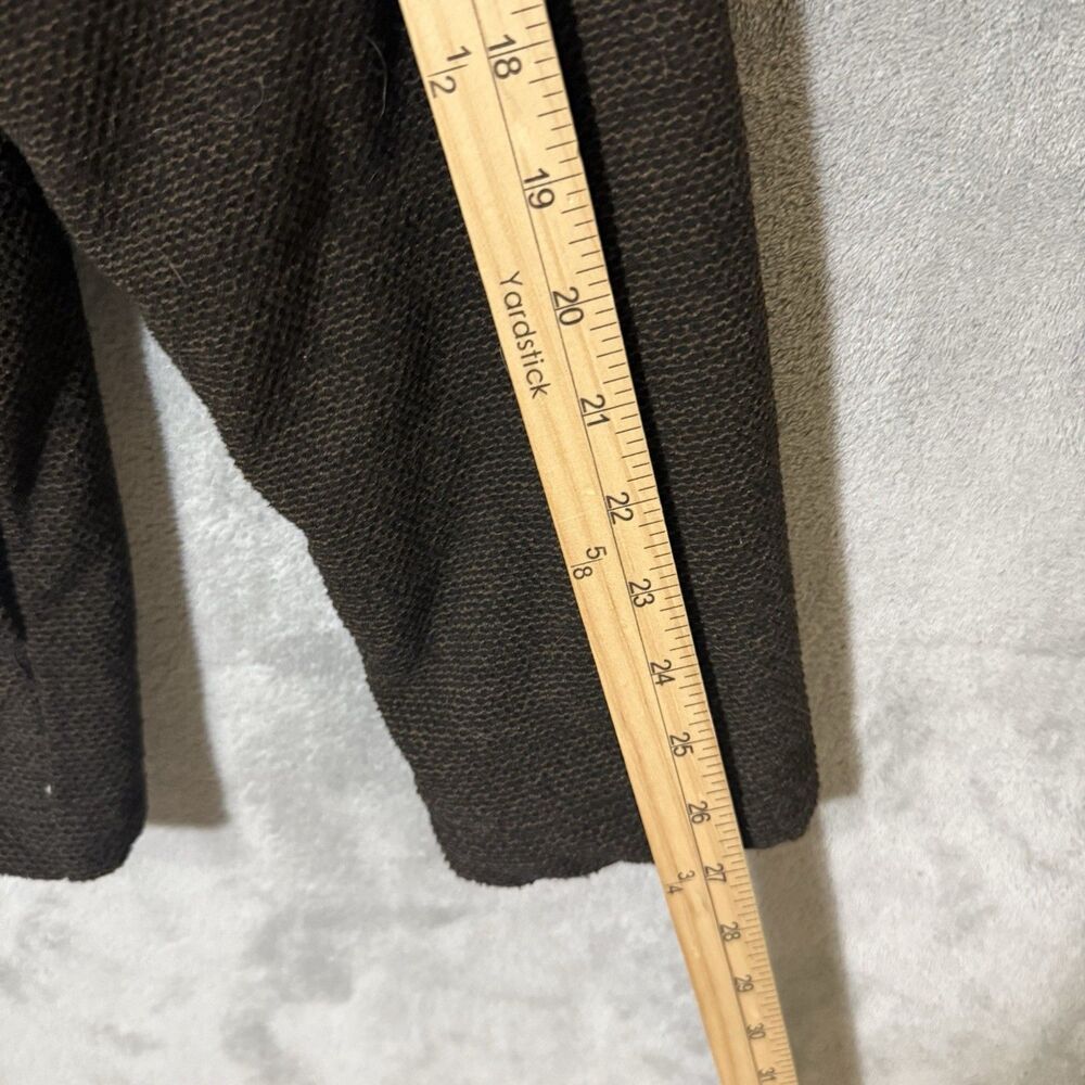 Orvis Men’s M Quarter Zip 1/4 Soft Sherpa Lined Pullover Sweater Brown - Picture 10 of 11